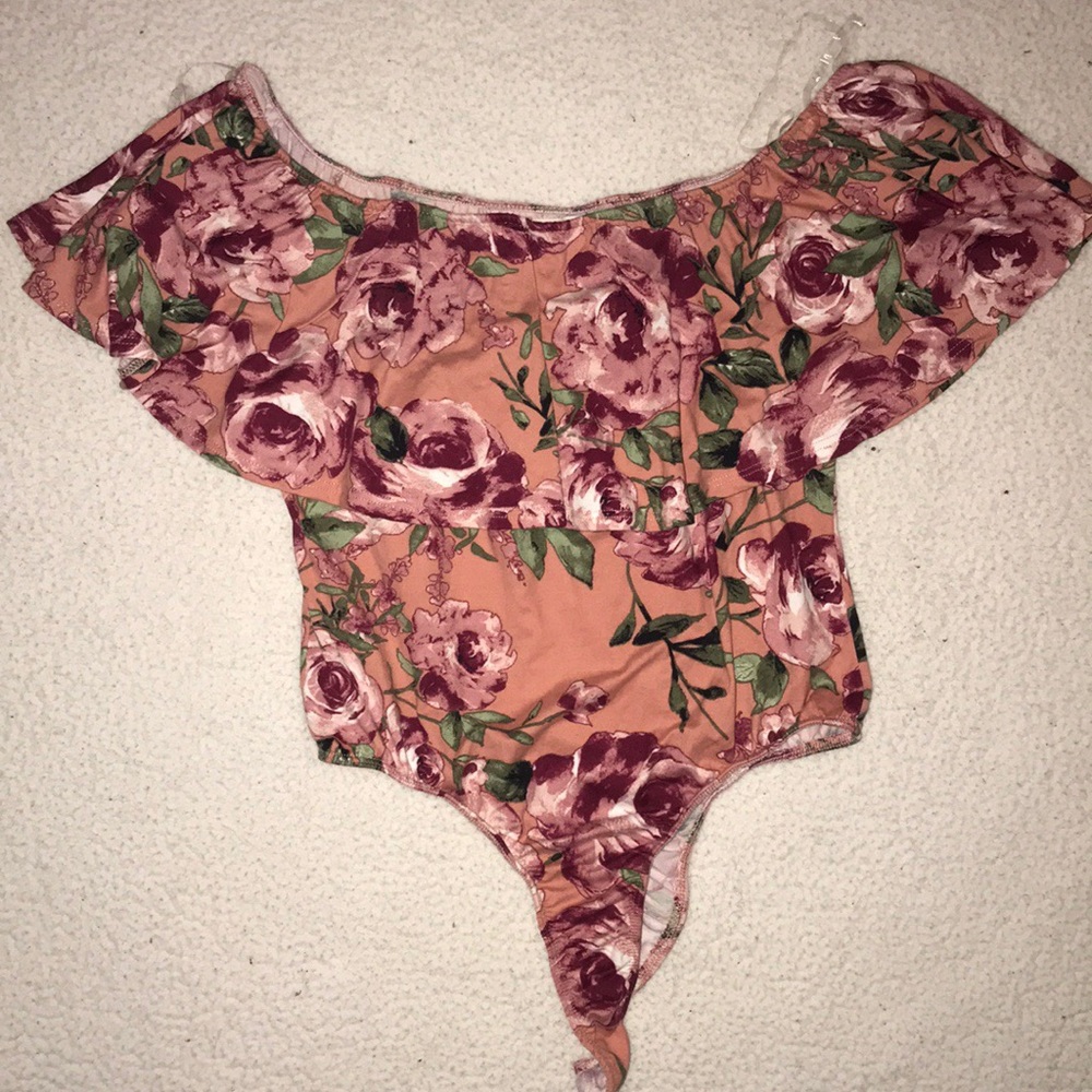 Off the shoulder body suit